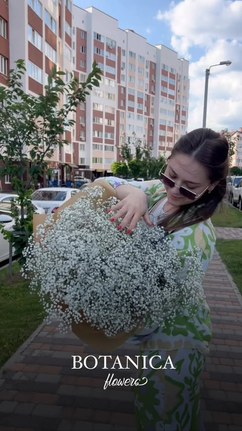 Букет гіпсофіли білосніжної повітряної