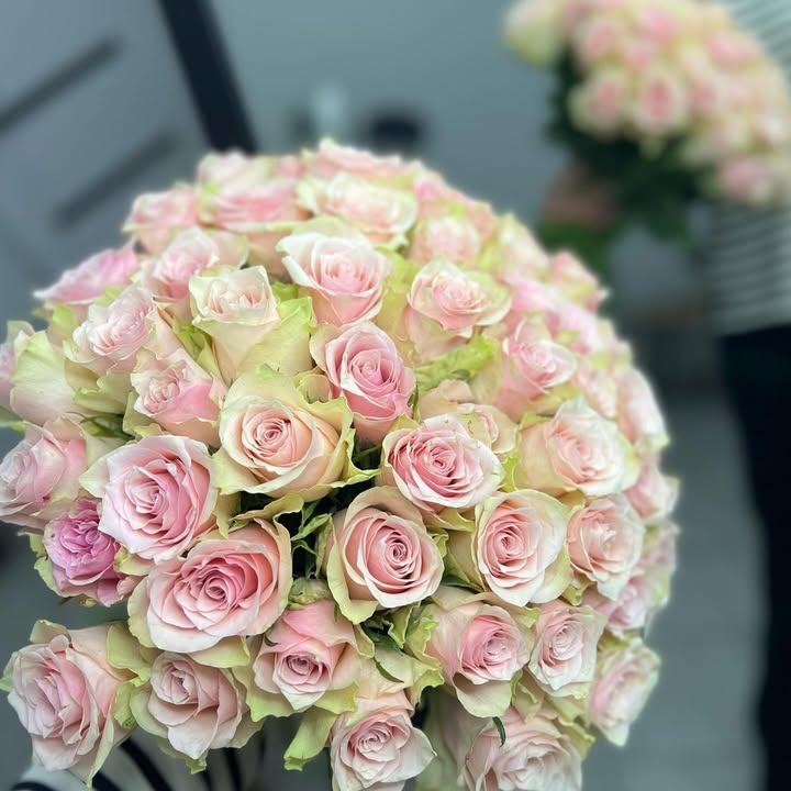 Букет з троянд Pink Athena 40 см