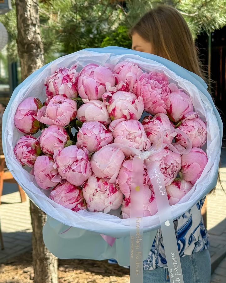 Букет піонів Сара Бернарd